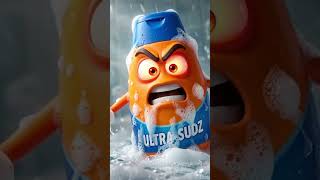 Your daily routine has a secret squad 🥥👀🔥#Shorts #CoconutOil #Shampoo #AnimatedShorts #Trending #fun