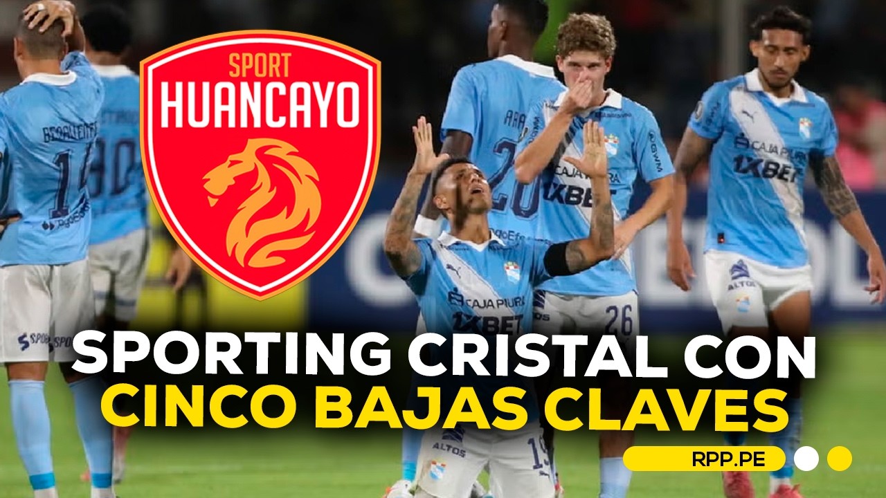 Sporting Cristal enfrentará a Sport Huancayo sin cinco jugadores clave #FCCRPP