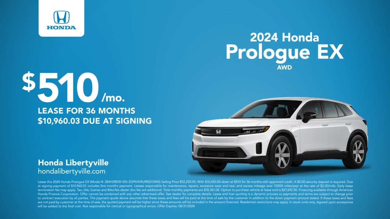 Honda Prologue 08/03/2024 4140874