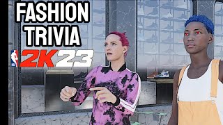 ALL FASHION TRIVIA ANSWERS - NBA 2K23