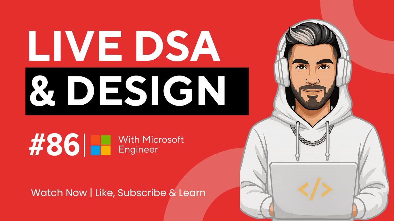 Live DSA, System Design & Ask Me Anything -  Ep 86