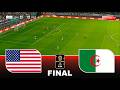 USA vs ALGERIA - FIFA WORLD CUP 2026 FINAL | Ft. Pulisic Marez | Full Match | Pes 21 Gameplay