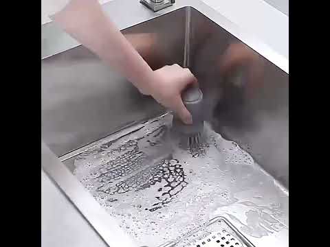 فرشاة غسل الصحون مع موزع الصابون المنزلية
