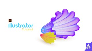 How to blend vector Flower ll Illustrator Tutorial