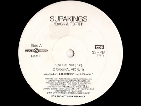 Supakings – Back & Forth (Original Mix) (2000)