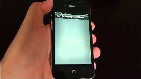 iPhone 4S First Boot