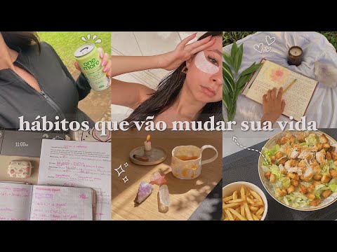 hábitos que vão mudar sua vida (estudos, beleza, produtividade) 💆🏻‍♀️🍵