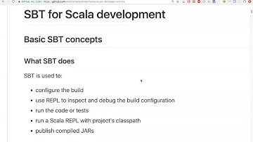 Beginning SBT for Scala development