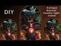 DIY | Antique Ganesh Candle Light Stand | How To Make Diya Stand | Best Out Of Waste
