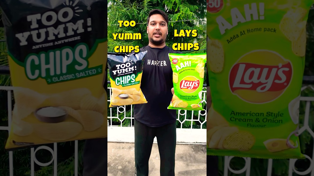 Which packet has more chips ?? Too yumm chips vs Lays chips 