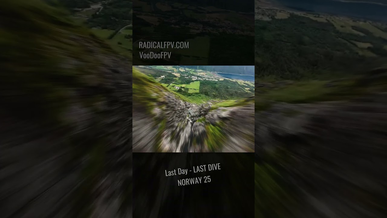 Longest Gap Dive I’ve Ever Flown – Norway FPV 