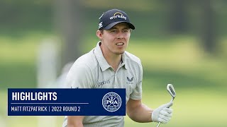 Every Shot from Matt Fitzpatrick&#39;s Second Round | 2022 PGA Championship