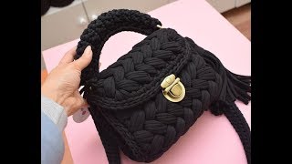 ازاى انفذ شنطه كروشيه بغرزة الباف بعدد غرز للمبتدئين How to make a bag crocheted Baf stitch