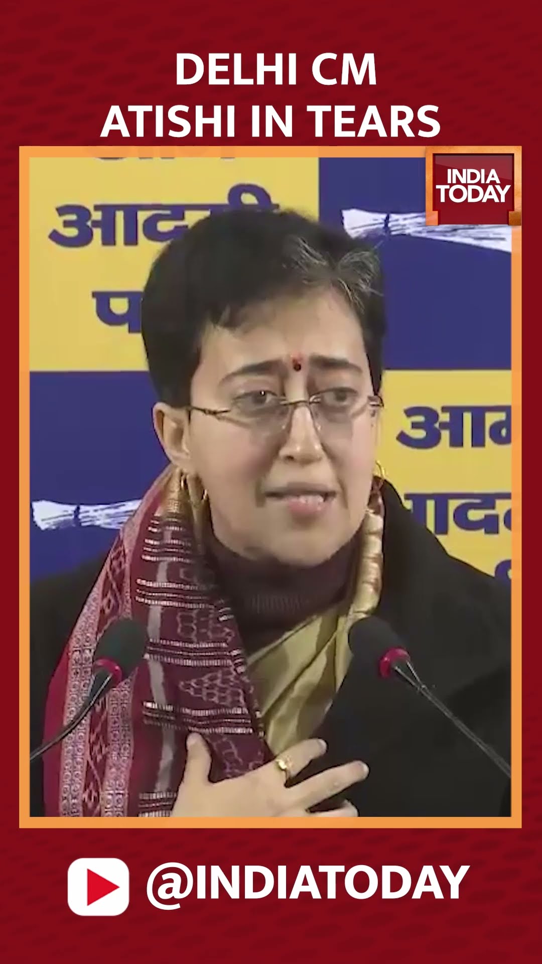 Delhi CM Atishi Breaks Down, Slams BJP On Ramesh Bidhuri's Remarks #shorts #delhielection2025
