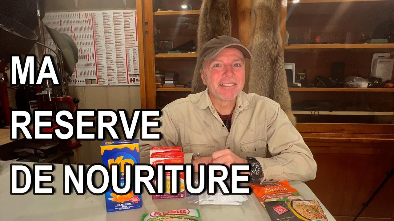 MA RESERVE DE NOURITURE EN CAS DE SURVIE