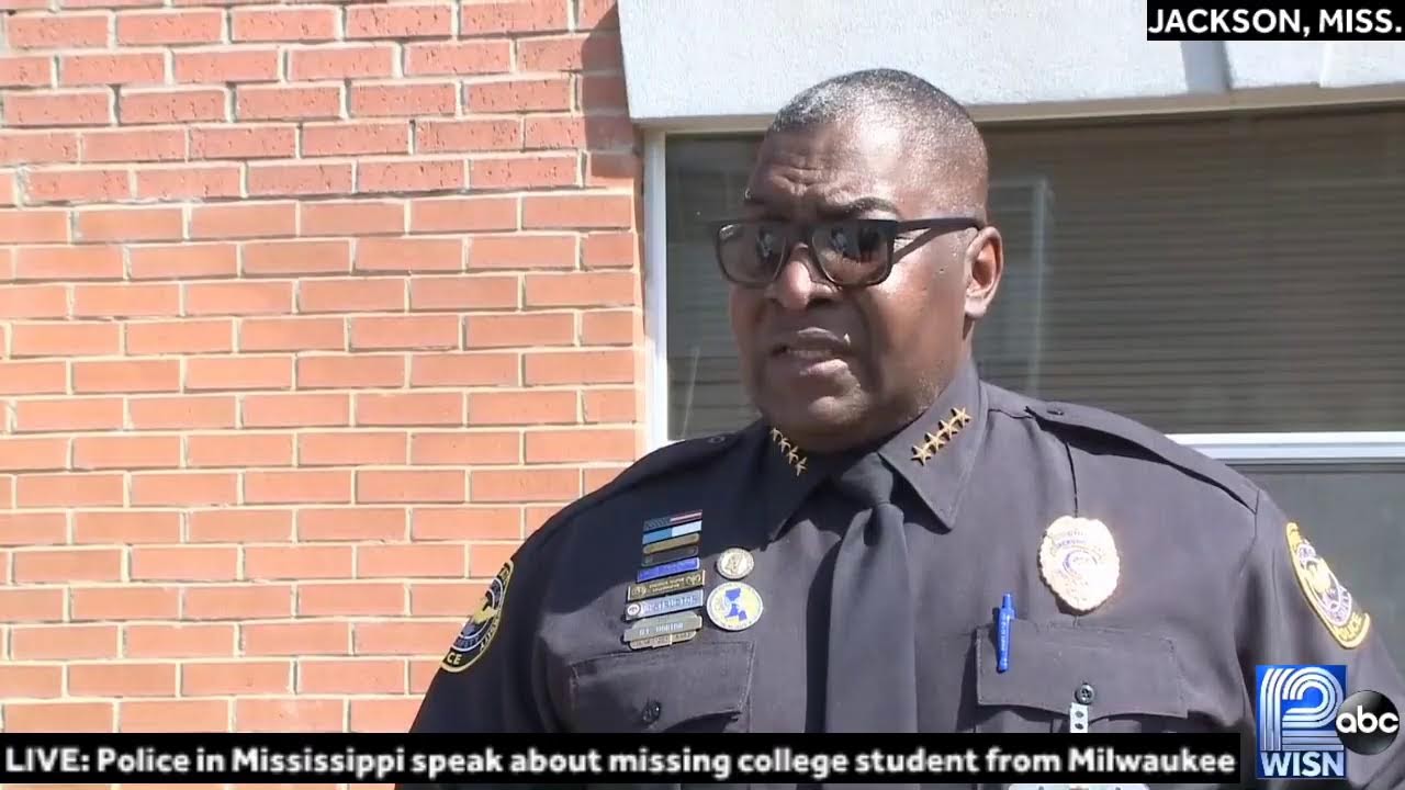 LIVE: Police in Jackson, Mississippi, are speaking about the disappearance of Jackson State Unive…