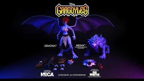 Gargoyles Demona and Bronx Action Figures from NECA!