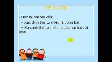 TLV LỚP 5   TUẦN 1   CẤU TẠO MỘT BÀI VĂN TẢ CẢNH