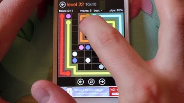 Flow - 10x10 Level 22 Walkthrough