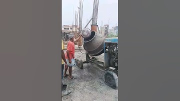 Unbelievable Concrete Mixer Machine: Watch it in Action! 🔥 #shorts #short #ytshorts #viralshorts