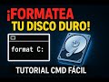 COMO FORMATEAR DISCO DURO DESDE CMD 💽✅