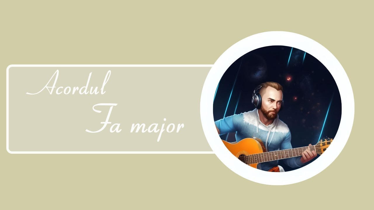 4. Tutorial - acordul Fa major - 3 variante pentru chitara