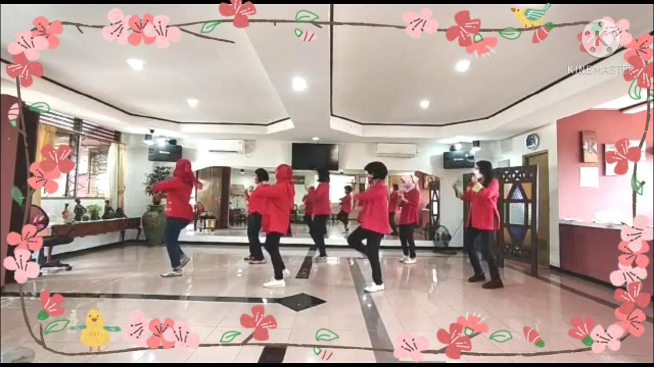 QUIZAS TANGO LINE DANCE DEMO BY CAMELIA LINE DANCE YouTube