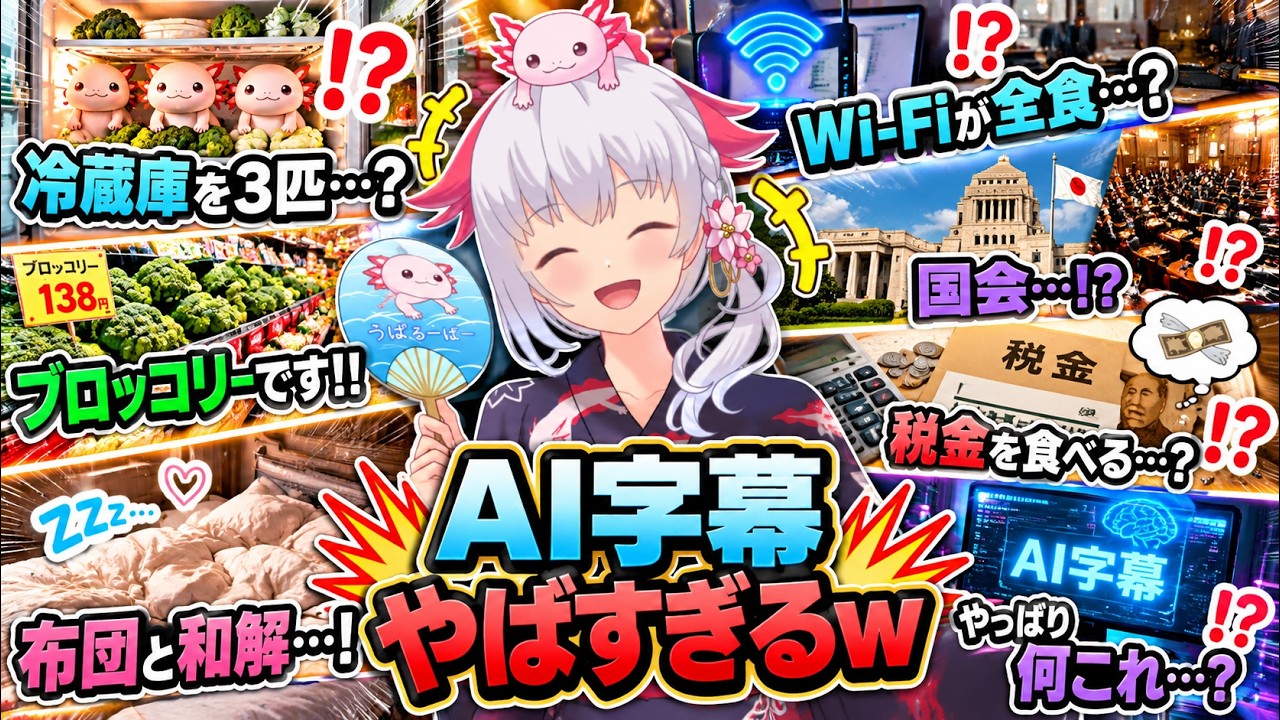 【放送事故】AIに動画編集させたら全て崩壊した件② #vtuber #新人vtuber #切り抜き