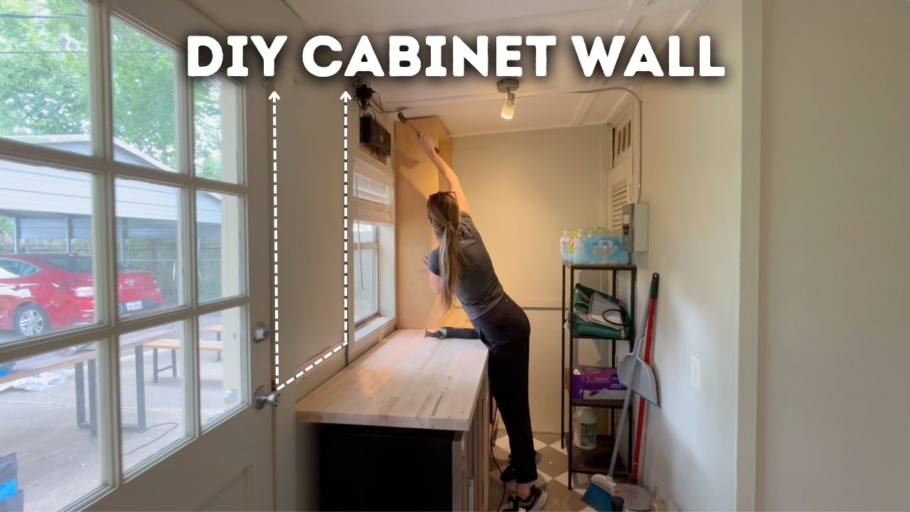 DIY Custom Laundry Room Built-Ins | Designing, building, and installing custom cabinets