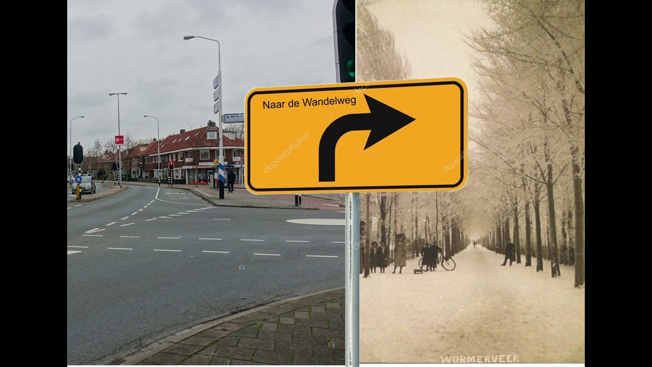 zuideinde wandelweg te Wormerveer heden en verleden