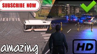 amazing | Bus simulator 21 bus stop and police simulator patrol officers screenshot 2
