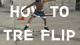 how to treflip　トレフリップのコツ【スケボー】【ハウツー】初心者