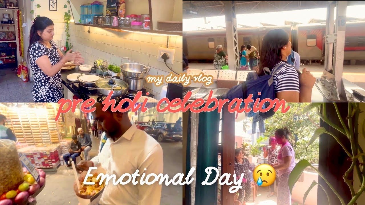 आज बहन चली गई || Holi Shopping Vlog | Sister Ke Saath Pre-Holi Celebration & Market Fun 🌸