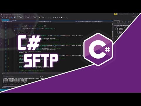 C# TUTORIAL - SFTP using SSHNET