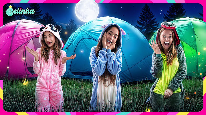 WE HAD A CAMPING PAJAMA PARTY IN YOUR COLOR AND STRANGE THINGS HAPPENED