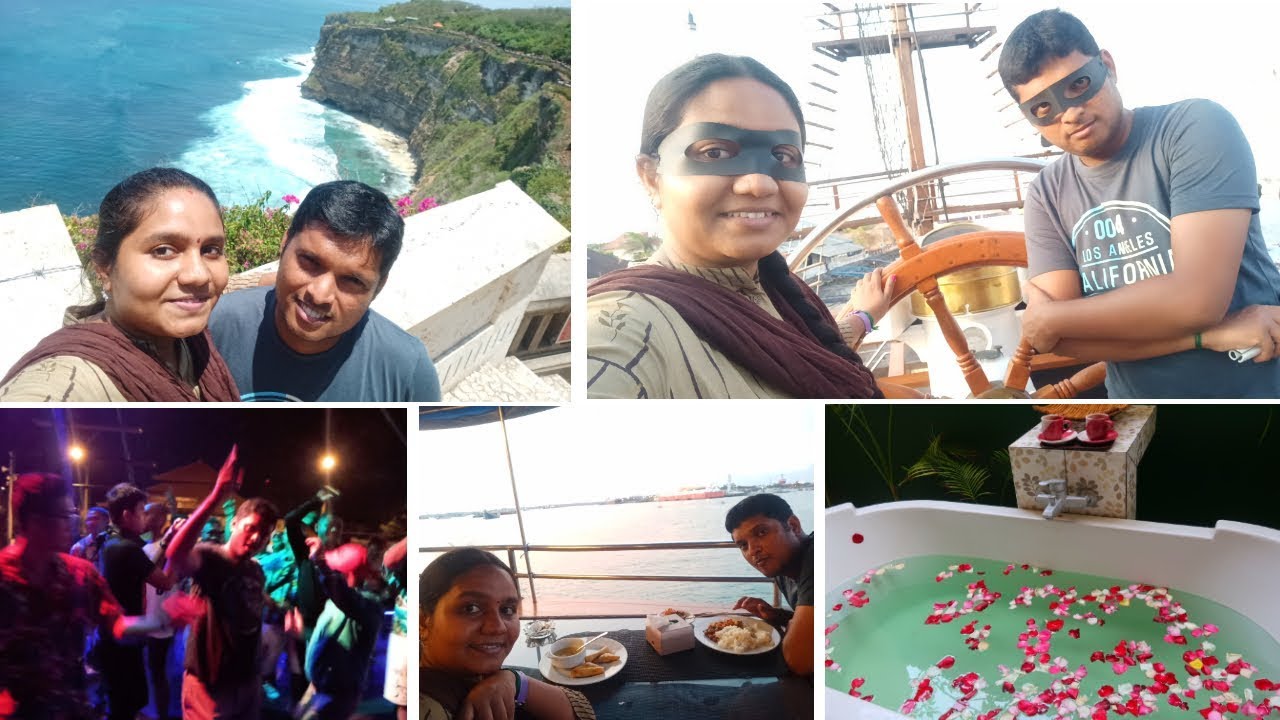 Bali Pirate Ship Cruise Sunset Dinner Couple Spa Uluwatu Temple Youtube