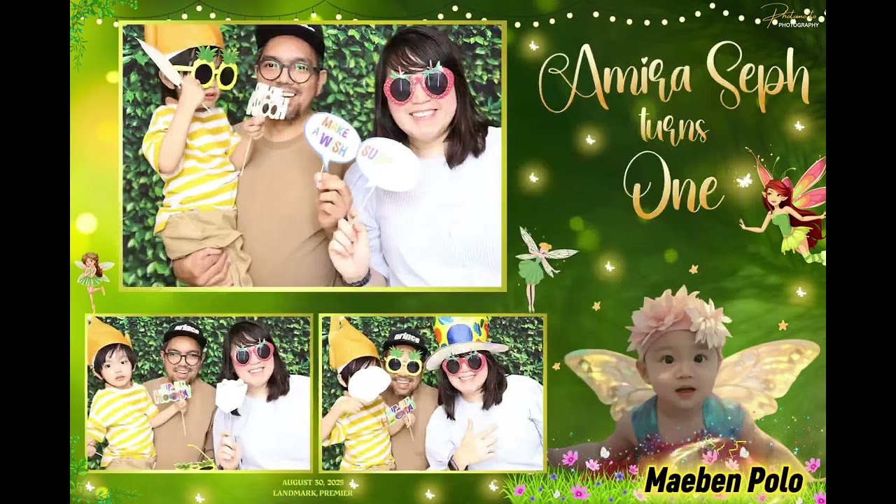 PHOTOBOOTH ni Amira sa kanyang Birthday party 