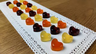 Chewy gummy candy recipe | how to make gummy candy at home