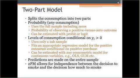 Estimating the Two-Part Model