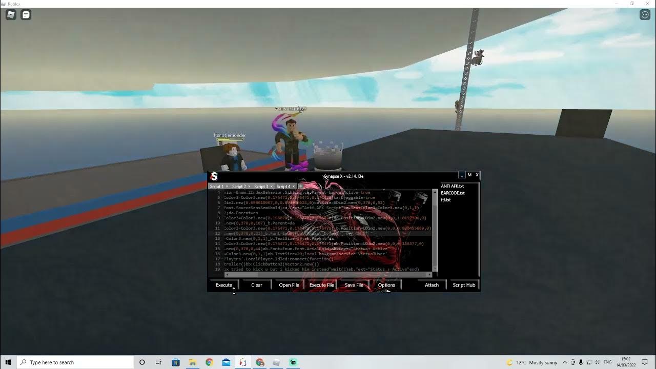 Afk script. Afk script