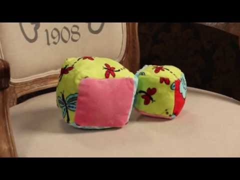 Como fazer um Cuddle® Cube Bebê Block (Bloco Minky Tecido Cube Baby)