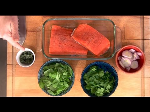 Delicious Salmon and Herbs Recipe: Stay Healthy AND Beautiful!