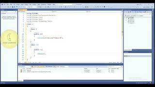 C# | Class constructor 'hierarchical inheritance' | CodeLearning