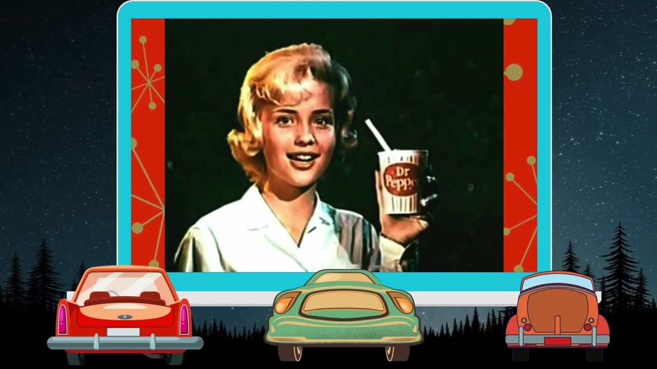 hip jazzy soda commercials played at the drive-in movies