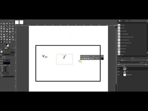 Gimp: Subscript and Superscript
