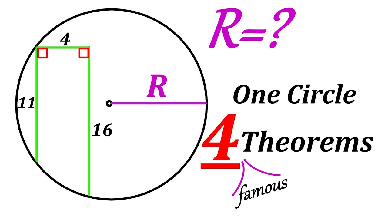 This Geometry Problem Uses 4 Famous Theorem | Can you Solve It?