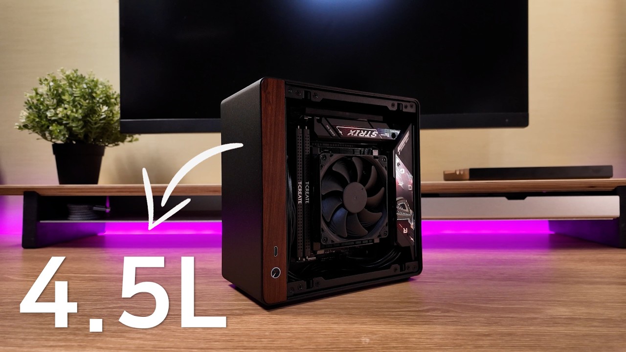 가방에 들어가는 4.5L 초소형 게이밍 PC 만들기 | Jonsbo NV10 Build ASMR