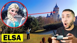 Gerçek Hayatta Elsa Yi Buldum Drone Kameralarina Yakalandi Karlar Ülkesi̇