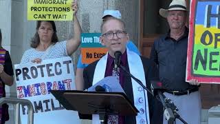 Immigrants and supporters march at CT Capitol for more protections