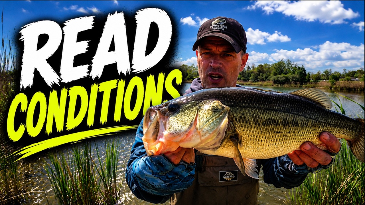 Read The Conditions. Catch More Bass Pressured Public Pond Bass Fishing